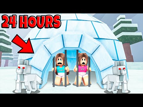 We Survived In A IGLOO in 99 Nights In The Forest..