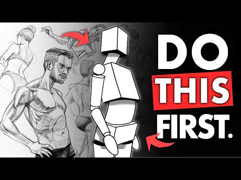 drawing anatomy is easier than you think, here's how.