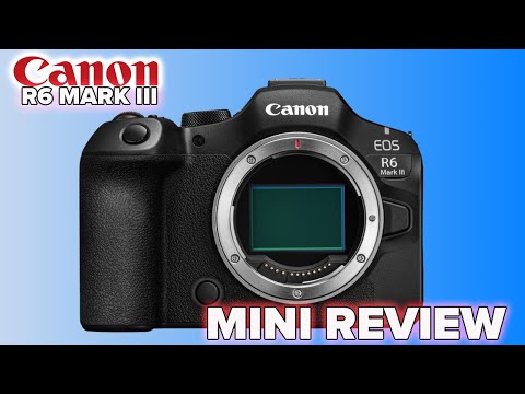 CANON R6 MARK III MINI REVIEW | The good and the bad!!