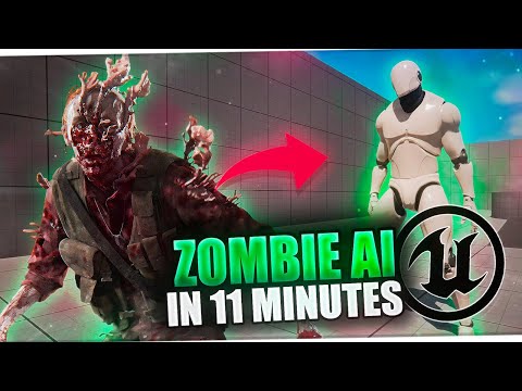 Zombie AI in 11 MINUTES | Unreal Engine 5