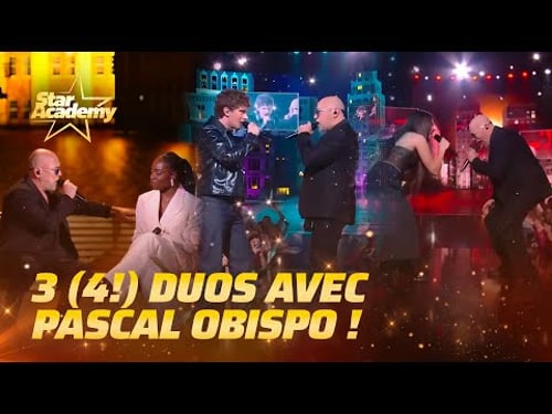 Ambre, Bastiaan et Sarah (et Victor) chantent avec Pascal Obispo 🔥 | Prime 14 | Star Academy 2025