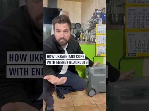 How Ukrainians cope with energy blackouts