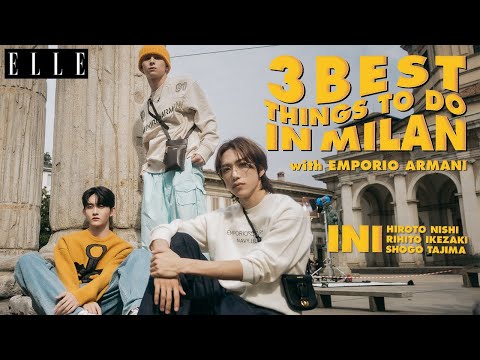 【INI】「エンポリオ アルマーニ」のショー出席で初ミラノ!街ブラからバッグの中身まで初公開|3 best things to do in Milan| ELLE Japan