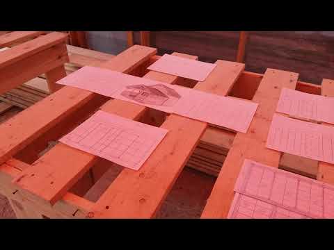 Ход строительства март апрель 2020 дома из доски 25мм