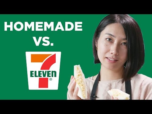 Homemade Vs. 7-Eleven: Japanese Egg Salad Sandwich • Tasty