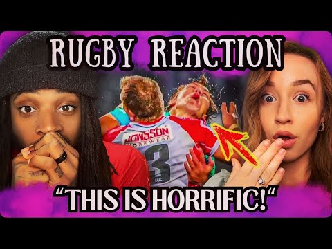 We REACT To Rugby “THIS IS HORRIFIC!”