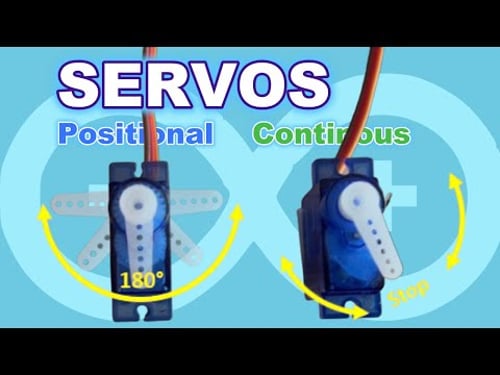 Arduino Servo Basics: Positional vs. Continuous Servos Explained!