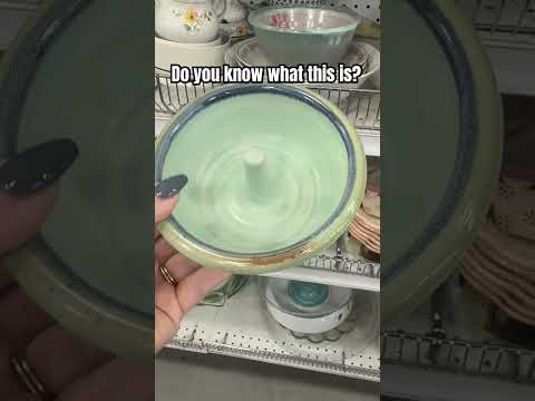 What is this thrift find for? #thriftfinds #pottery #thrifted