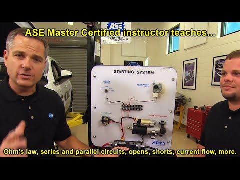 Basic Electricity for Automobiles: Current Flow, Opens, Shorts, Circuits
