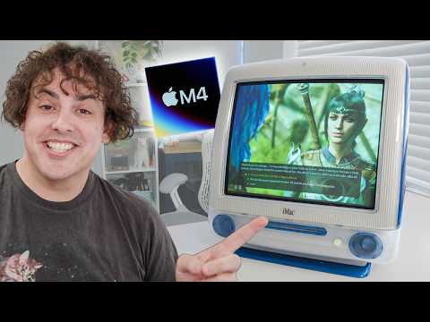 I kept the CRT but upgraded this iMac G3 to 2025 Speed!