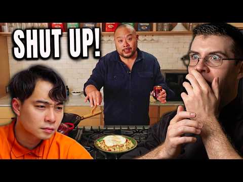 Pro Chef Reacts.. Chef David TAKES ON Uncle Roger!