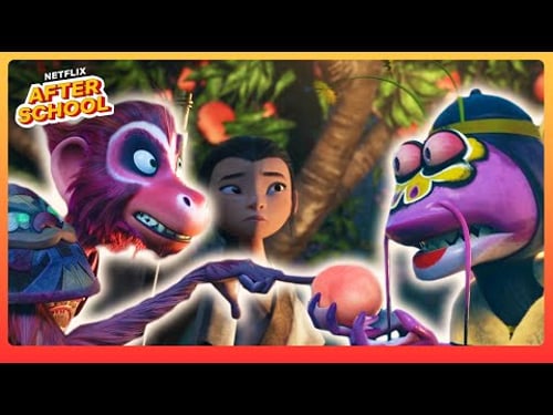 Don't Eat the Peaches! 🙊 The Monkey King | Netflix After School
