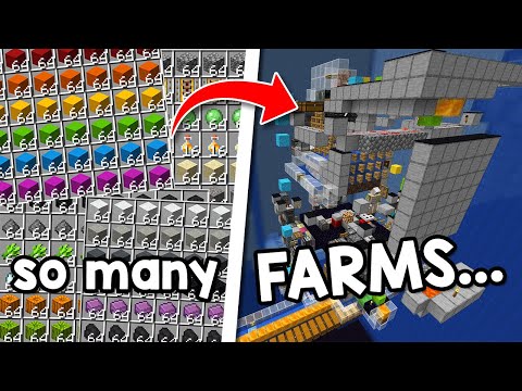 I Built the CRAZIEST Farm In Survival Minecraft 1.19
