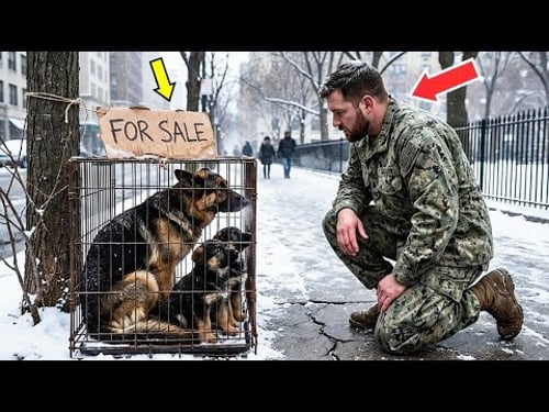 Officer Rescues Freezing Mother Dog and Puppies – What Happens Next Will Melt Your Heart!