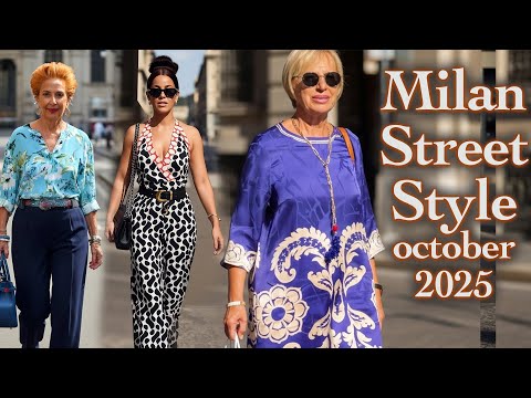 THE TOP OCTOBER FASHION OUTFITS 2025 in Milan - Chic Outfit Ideas from Milan Street Style