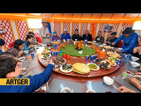 The Legendary Khoshut Mongol Spring Feast! How Khoshut People live in Alxa, Inner Mongolia, China!