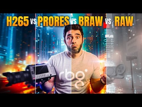 TU 393 The format of the pros PROES vs RAW vs BRAW vs H265 V3 MASTER 4K