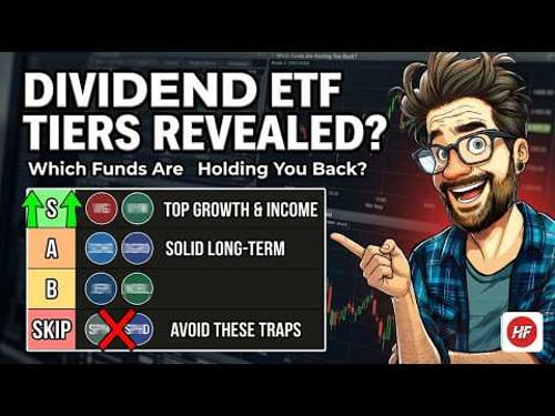 Dividend ETFs Tier List: What I’d Buy First (and What I’d Skip)