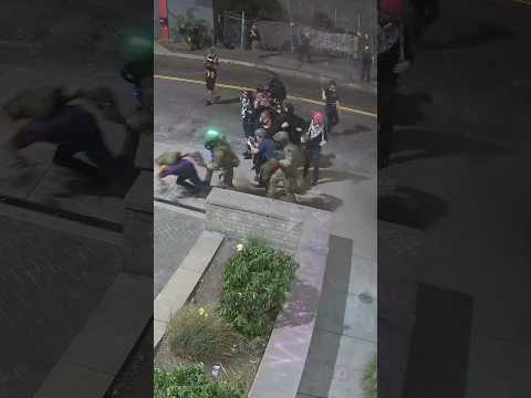 Video shared as evidence in last week’s trial outside Portland’s ICE building.