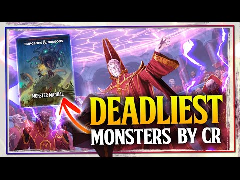 DEADLIEST Monsters in the 2024 Monster Manual by CR #dnd #dungeonsanddragons