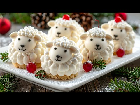 🎄The most delicious homemade Christmas dessert in just 15 minutes! Surprise your guests!