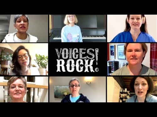 Choir of Women Physicians sings RISE AGAIN (virtually) | Voices Rock Canada