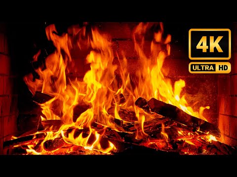 Christmas Jazz & Fireplace Ambience π Crackling Logs for Deep Relaxation & Better Sleep