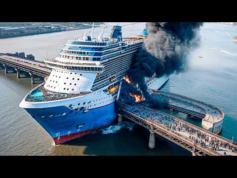 BIGGEST SHIP COLLISIONS AND MISTAKES CAUGHT ON CAMERA