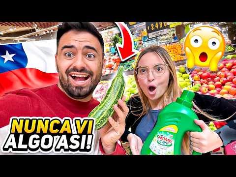 This is the MOST LUXURIOUS SUPERMARKET in CHILE 🇨🇱 | What’s inside a CHILEAN SUPERMARKET? 🛒