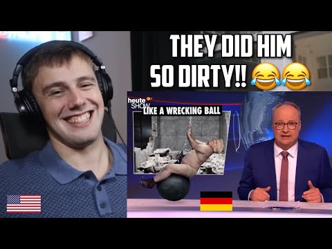 American Reacts to Heute Show - hungern nun viele Amis?