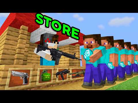 I Opened a Gun Shop in Minecraft