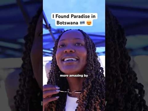 I Found Paradise in Botswana 🇧🇼 #travel #africa #botswana #diamonds