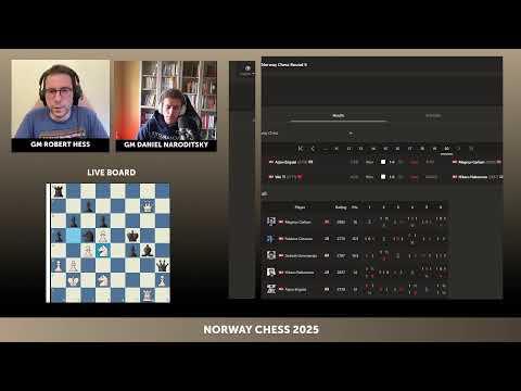 Norway Chess LAST ROUND w/GM Hess and GM Naroditsky!! |!support |!lastrd