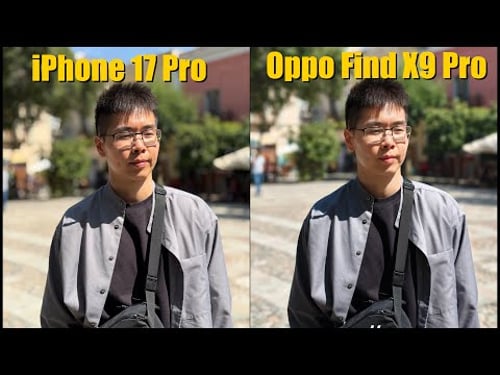 iPhone 17 Pro vs Oppo Find X9 Pro Camera Comparison