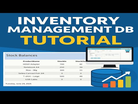📊 Master Inventory Management with MS Access – Step-by-Step Tutorial