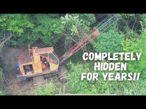 Abandoned in the Woods 20+ Years!! Will This Old Dragline Crane Start and Move?!?! (Detroit Diesel)
