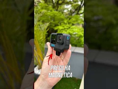 É muito simples utilizar a presilha magnética da nova GoPro Hero 13 Black em outras câmeras! #shorts