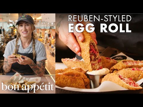 How a Pro Chef Makes NYC Deli-Inspired Egg Rolls | The Special | Bon Appétit