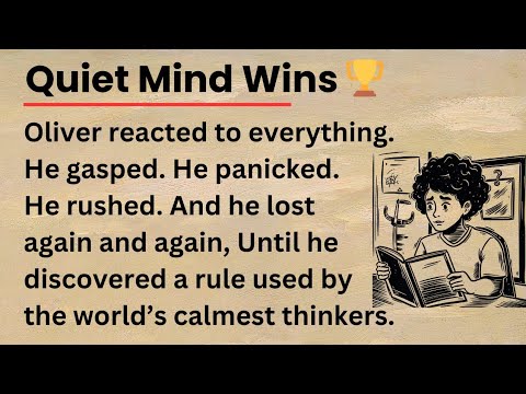 Learn English with Stories 💫 Quiet Mind Wins 🏆 | Level 3 English Listening & Speaking Practice