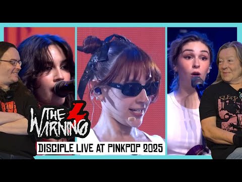Dany, Pau and Ale have completely won over my Mum! | The Warning - Disciple Live at Pink Pop 2025