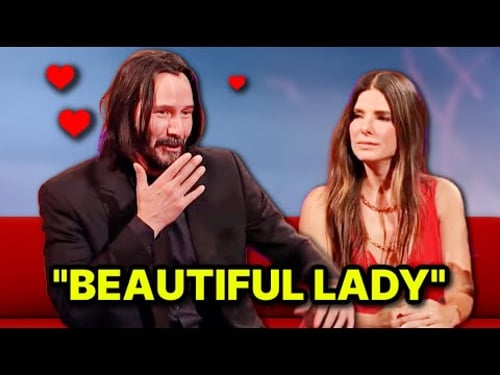 When Keanu Reeves FLIRTS With Female Co-Stars