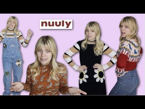 january nuuly review!! (winter items to wear indoors lmao)