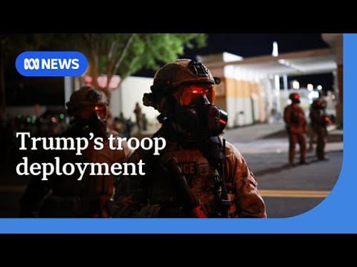 Trump clashes with Democratic-led states over National Guard deployments | ABC NEWS