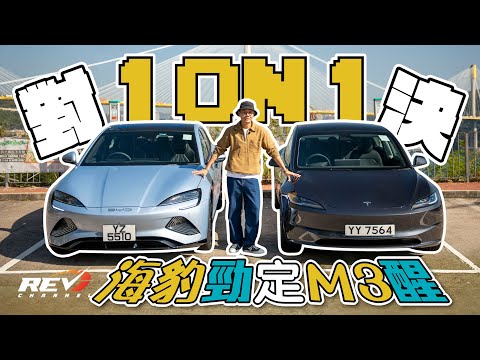 BYD Seal vs Tesla Model 3 埋身肉搏邊部贏?海豹克唔克服到Model 3嘅缺點? #REVchannel