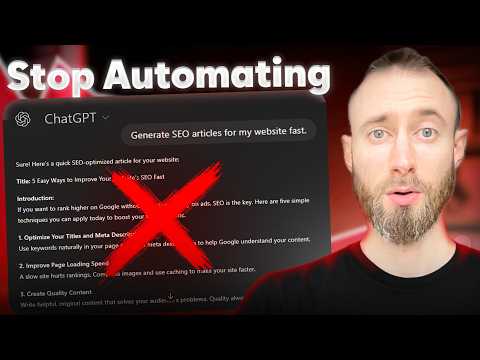 What You Should Never Automate in SEO (And Why Everyone Gets This Wrong)