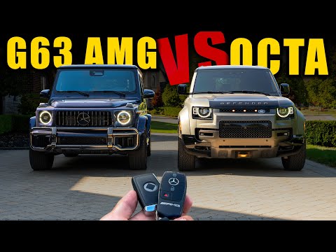 Mercedes G63 AMG vs Land Rover Defender OCTA!!