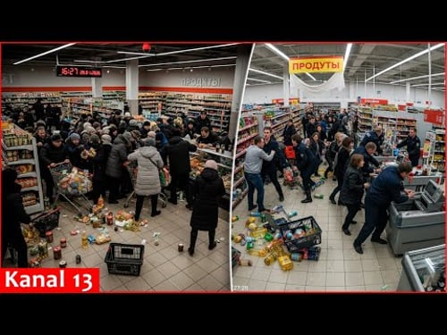 "Did you even see this?"; Russian people's revolt against the Kremlin begins in supermarkets