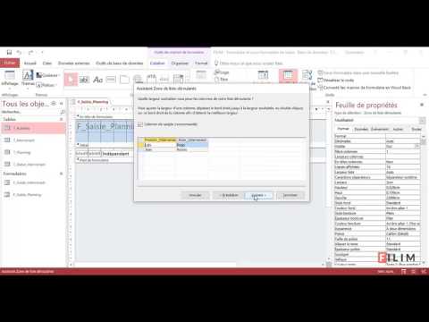 Access - Formulaire et sous formulaire de saisie