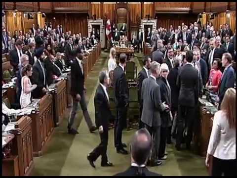 Tensions flare in Canadian parliament after Justin Trudeau appears to lose temper