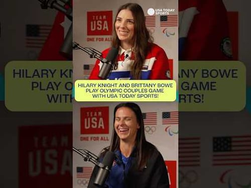 Hilary Knight and Brittany Bowe put their couples knowledge to the test #shorts